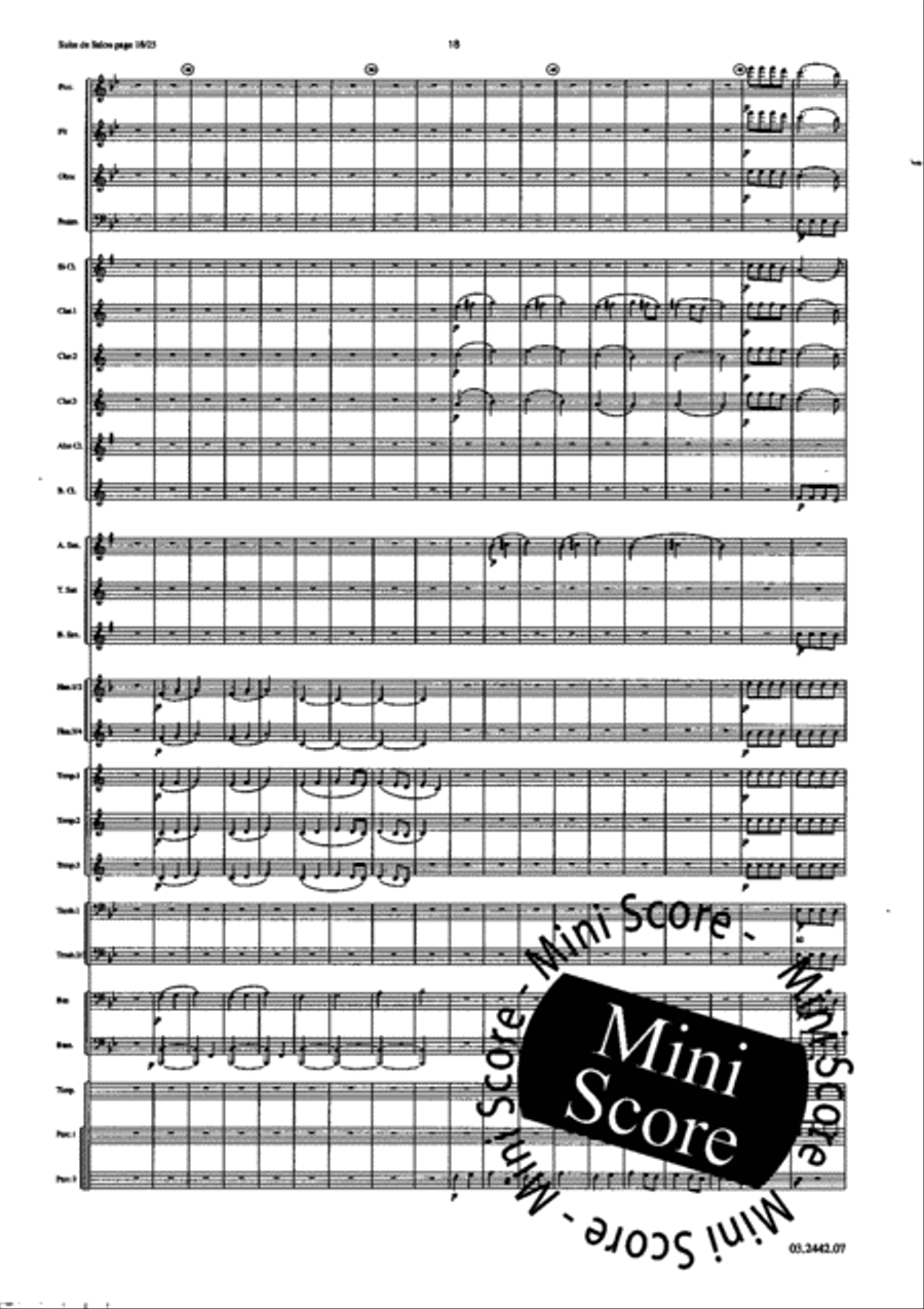 Suite de Salon Concert Band scores gallery preview page 23