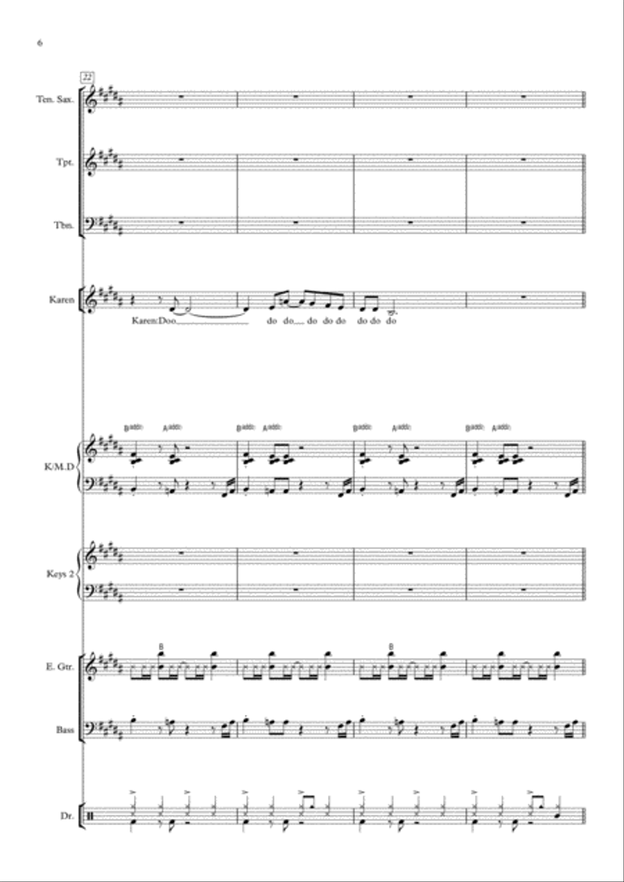 On Broadway On Broadway Small Ensemble scores gallery preview page 6