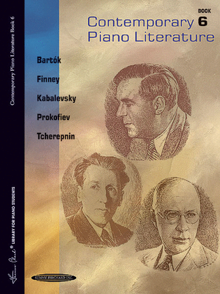 Book cover for Contemporary Piano Literature, Book 6