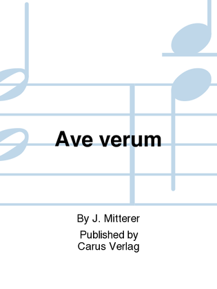 Book cover for Ave verum