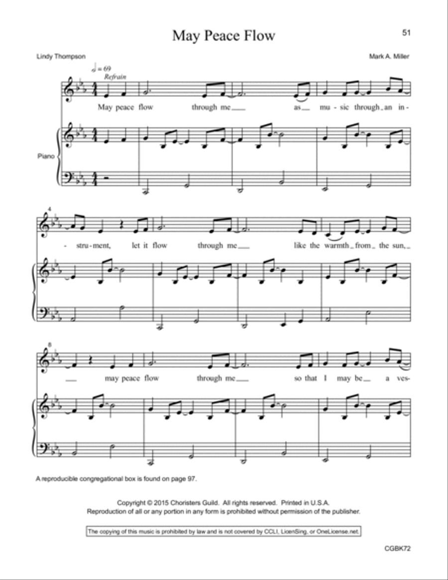 Roll Down, Justice!: Sacred Songs and Social Justice Unison Choir scores gallery preview page 11