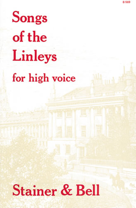 Book cover for Songs of the Linleys for High Voice