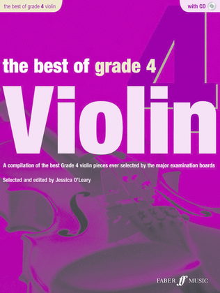 Book cover for Best Of Grade 4 Violin Book/CD