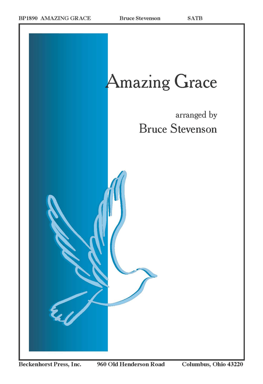 Amazing Grace - Stevenson 4-Part scores gallery preview page 1