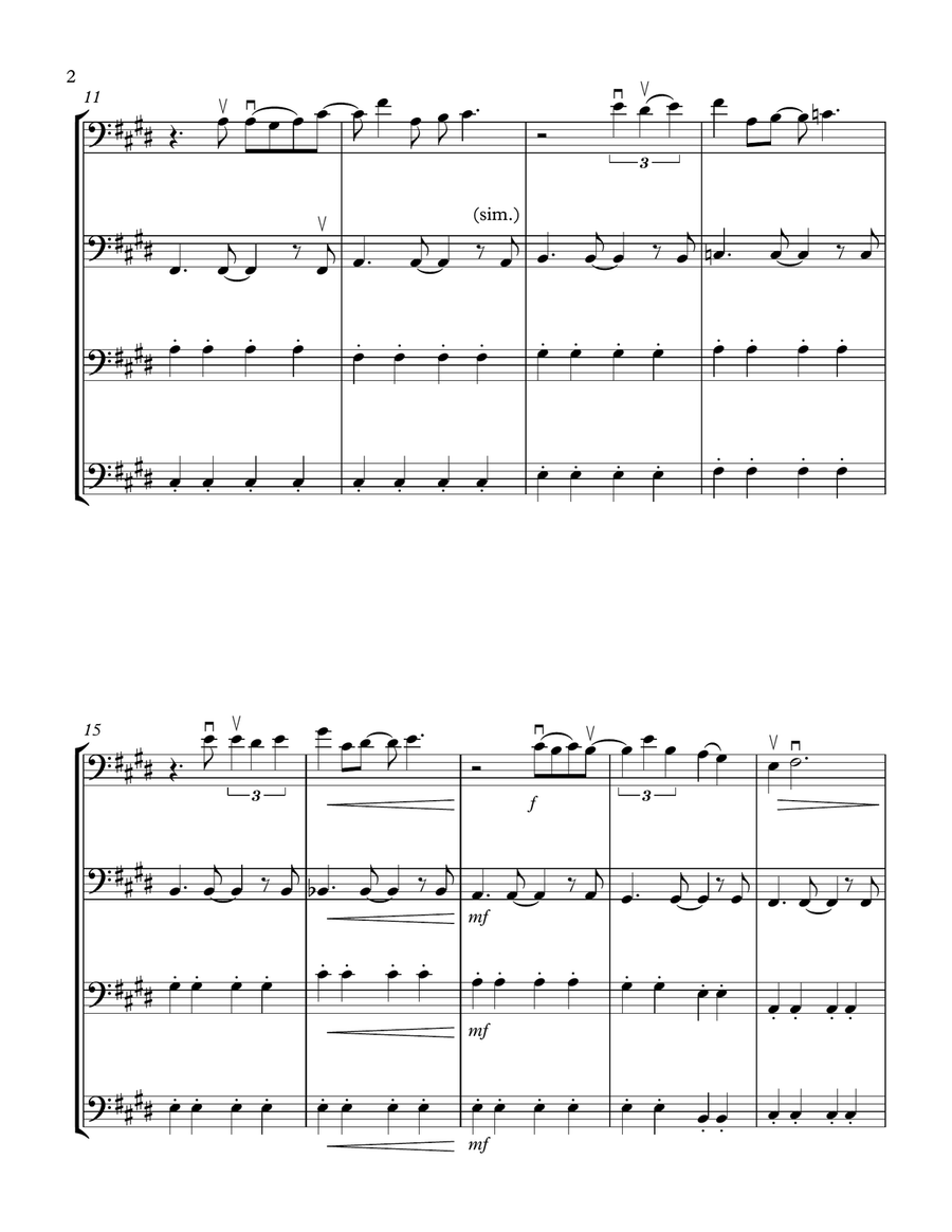 God Only Knows Cello scores gallery preview page 2