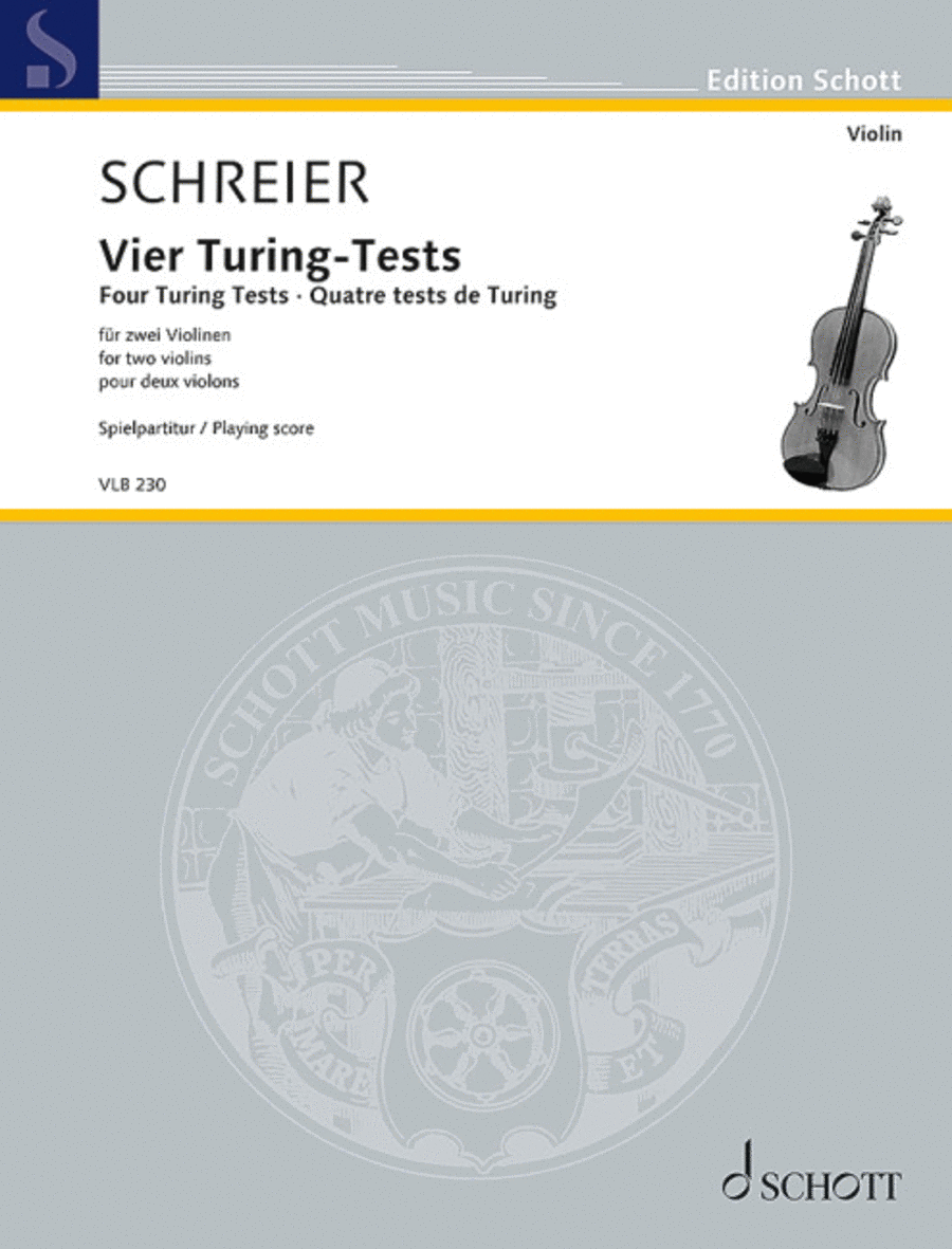Four Turing-Test Four Turing-Test Violin scores gallery preview page 1