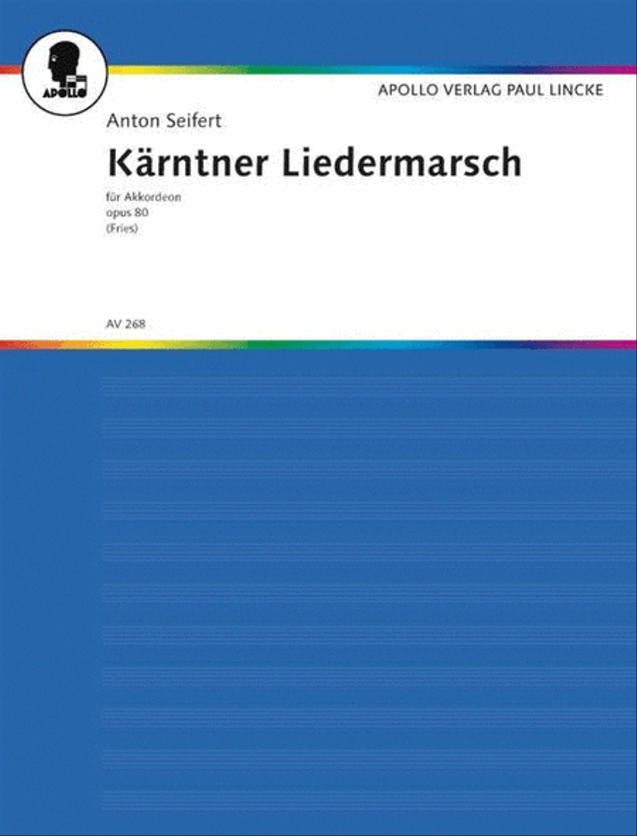 Kärntner Liedermarsch op. 80 Accordion scores gallery preview page 1