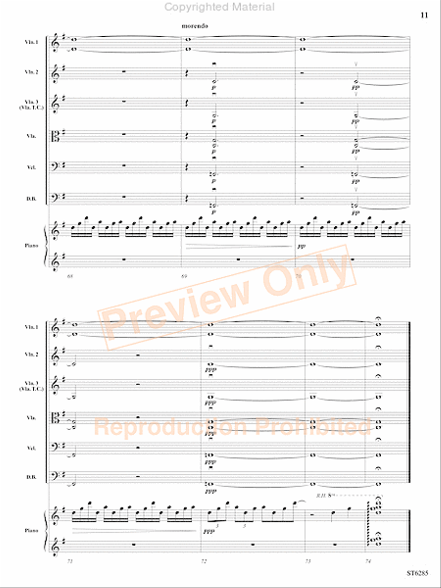 Possibilities... String Orchestra scores gallery preview page 12