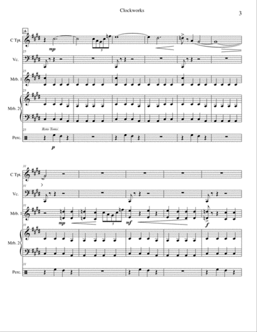 Clockworks Trumpet scores gallery preview page 4