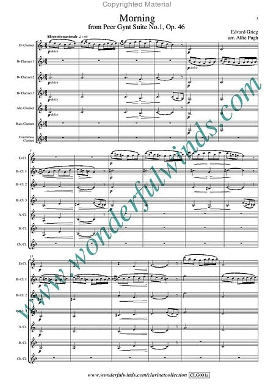 Morning Clarinet Choir scores gallery preview page 2