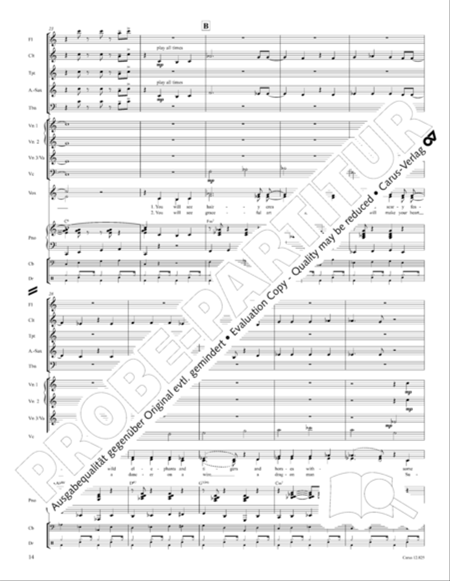 Circus Allegro Circus Allegro Choir scores gallery preview page 15