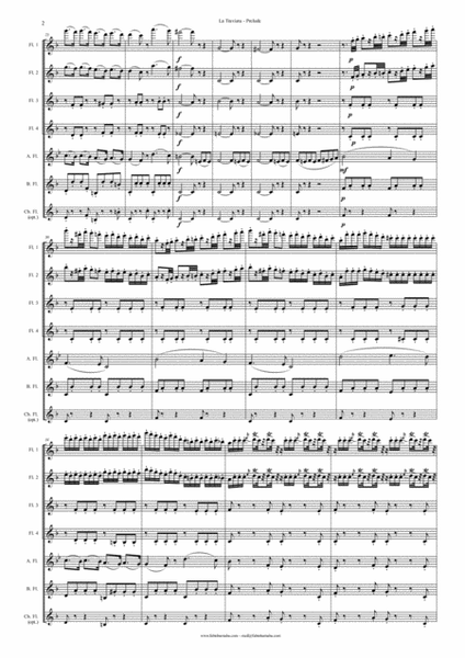 Prelude from "La Traviata" - for Flute Choir image number null