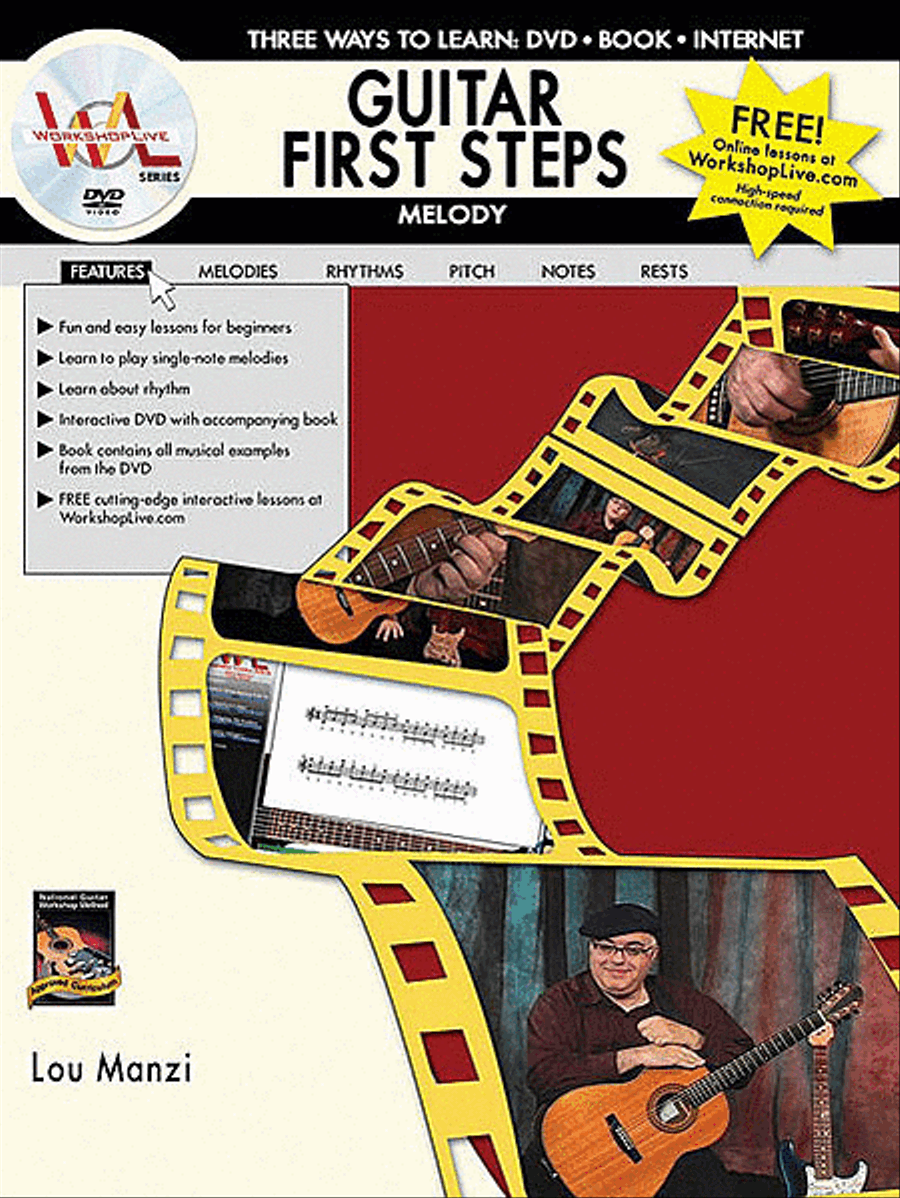 Guitar First Steps -- Melody Guitar scores gallery preview page 1