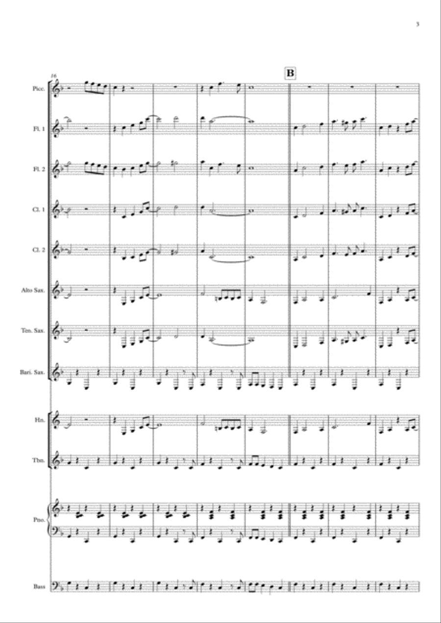 Bill Bailey (Won't You Please Come Home) Jazz Ensemble scores gallery preview page 3