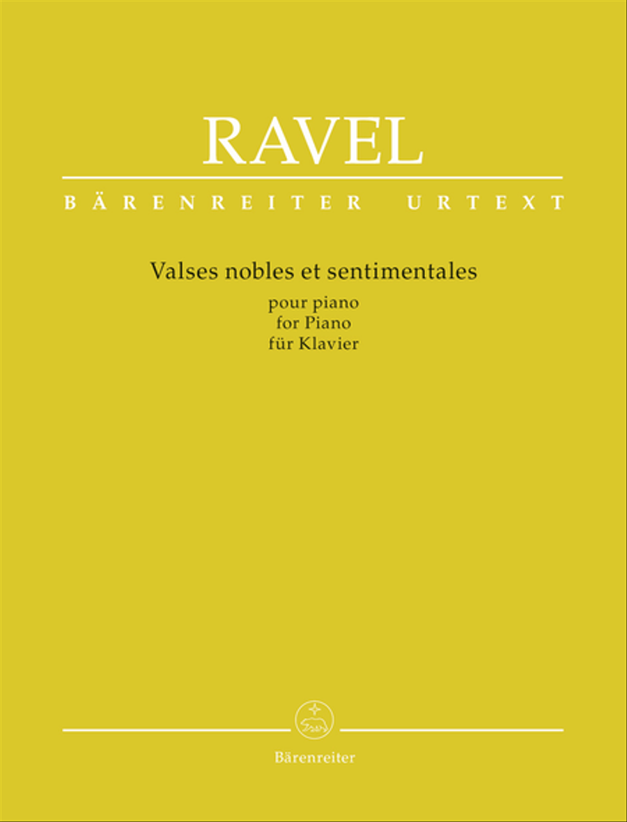 Valses nobles et sentimentales for Piano Piano Solo scores gallery preview page 1