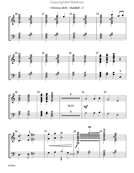 Christmas Bells - Handbell Score (reproducible) image number null