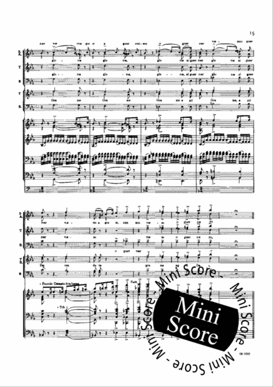 Hymn and Triumphal March from Aida SAT scores gallery preview page 17