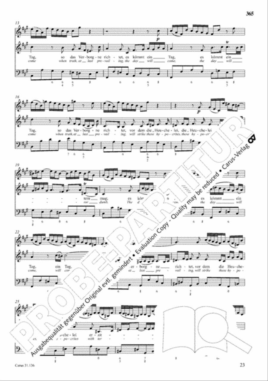 The Complete Sacred Vocal Works (Das geistliche Vokalwerk) Voice scores gallery preview page 366