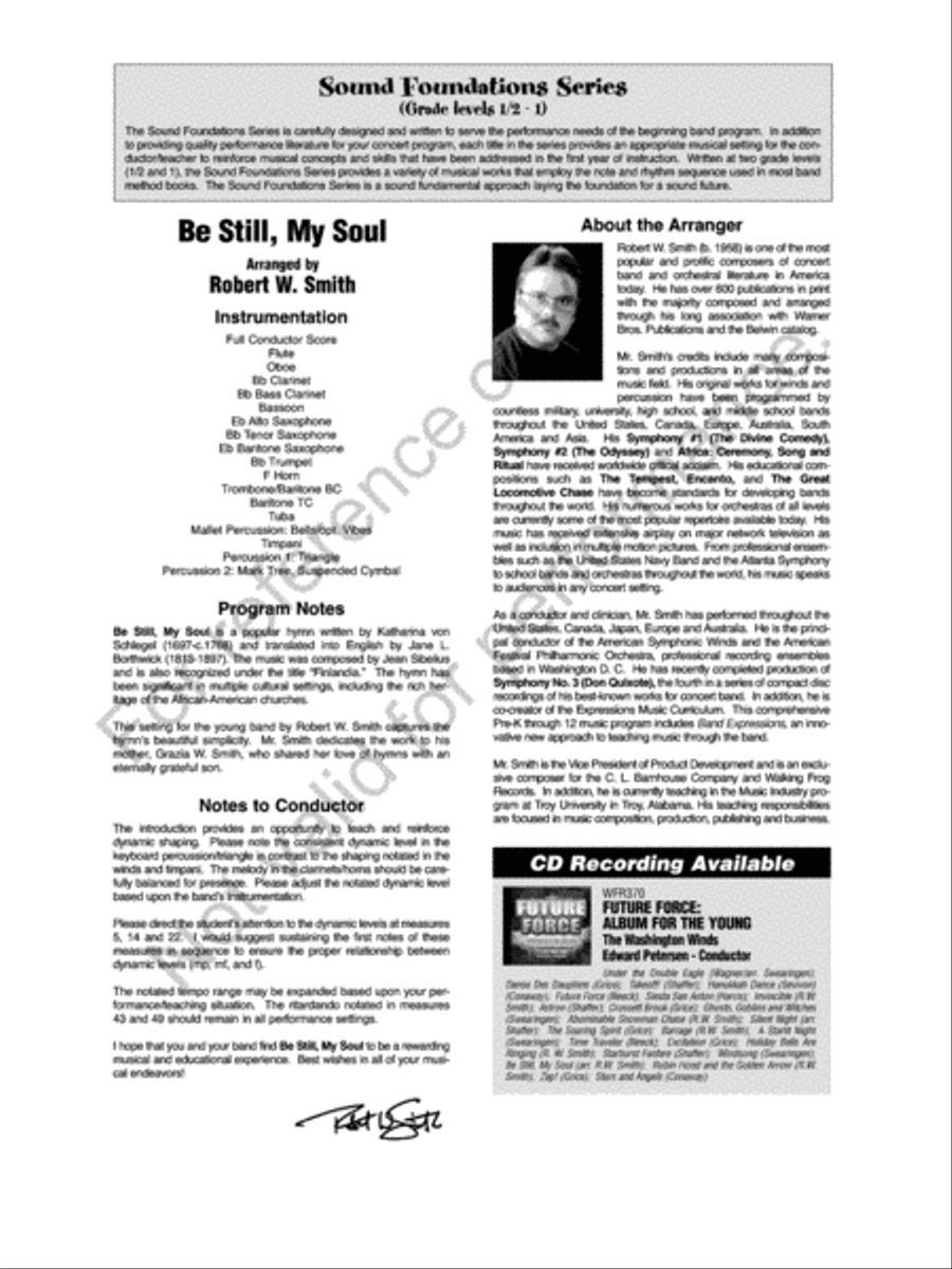Our First Band Concert Concert Band scores gallery preview page 5