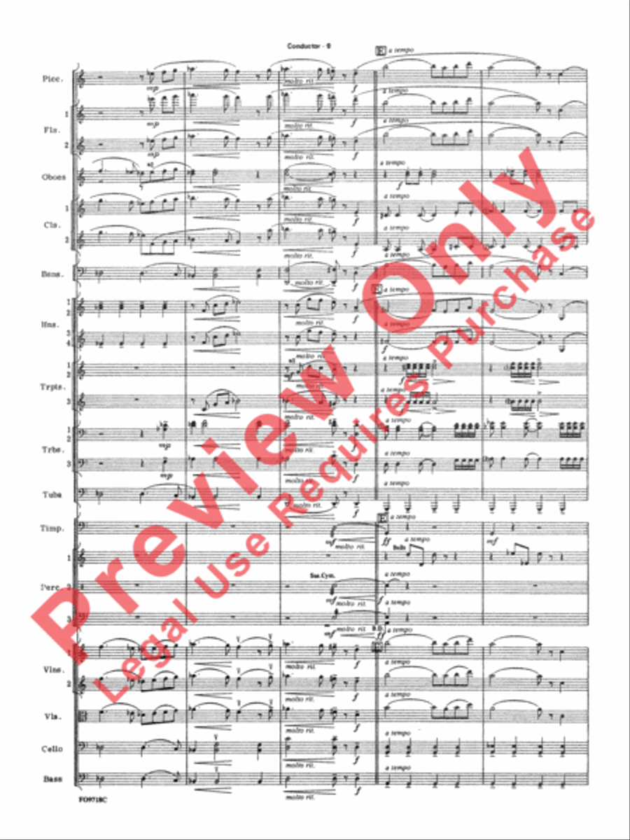 The Empire Strikes Back Medley Full Orchestra scores gallery preview page 12