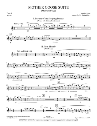 Mother Goose Suite (Ma Mére L'Oye) (arr. Richard Frey) - Flute 1 (Piccolo)