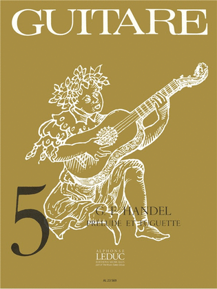 Book cover for Prelude Et Fuguette (coll. Guitare No.5) (guitar Solo)