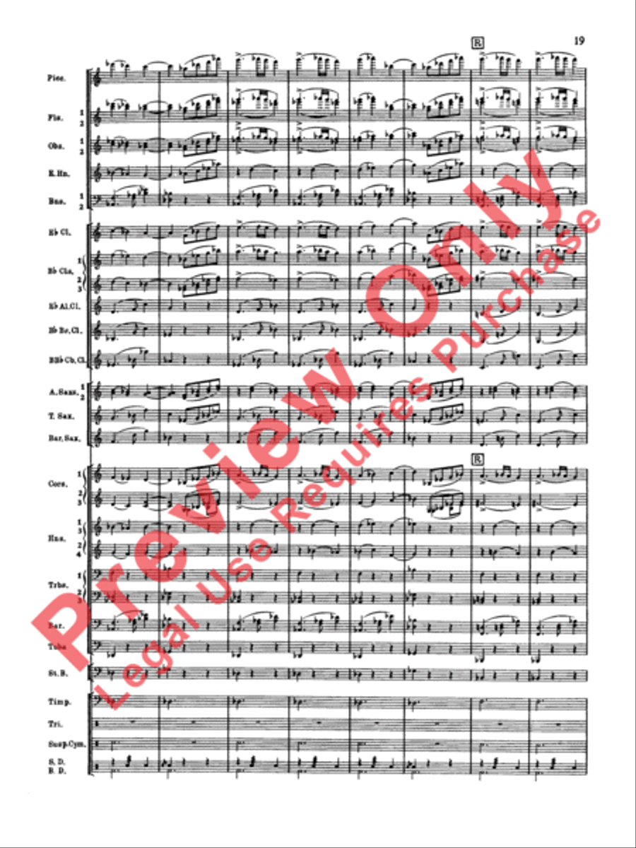Symphonic Dance No. 2 Concert Band scores gallery preview page 20