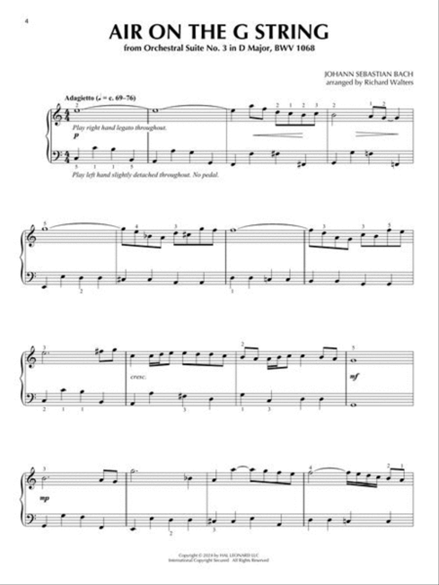 Calming Classical Piano Solos Piano Solo scores gallery preview page 5
