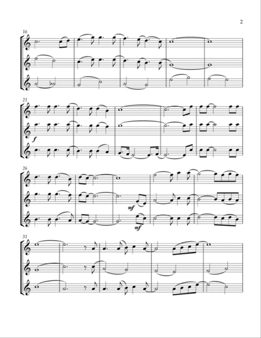 My Sweet Lady String Trio scores gallery preview page 3