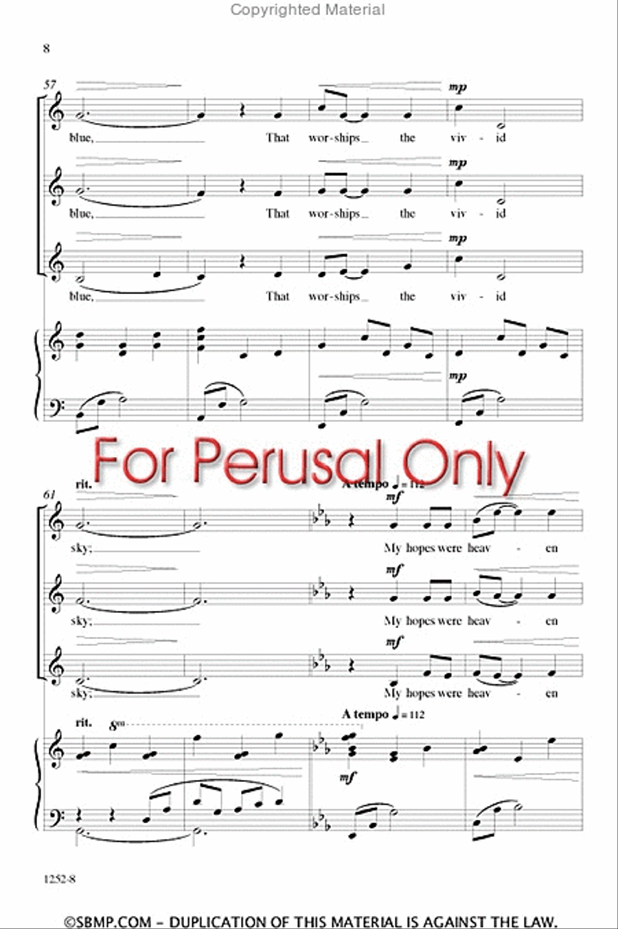 Give Me Your Stars to Hold - SSA Octavo SSA scores gallery preview page 7