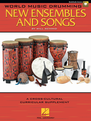 Book cover for World Music Drumming: New Ensembles and Songs