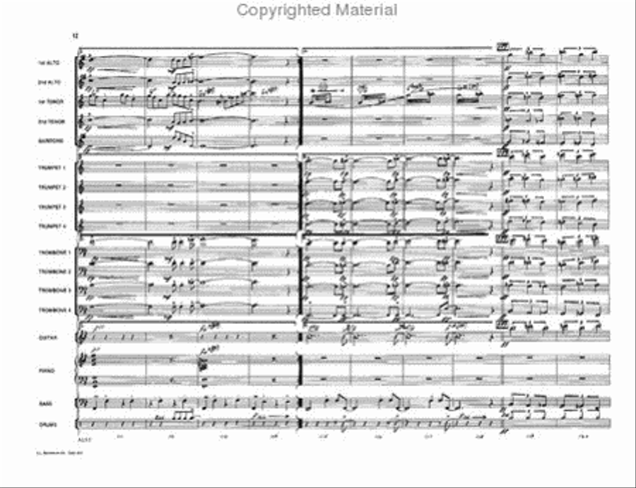 Your Sister's Samba Jazz Ensemble scores gallery preview page 13