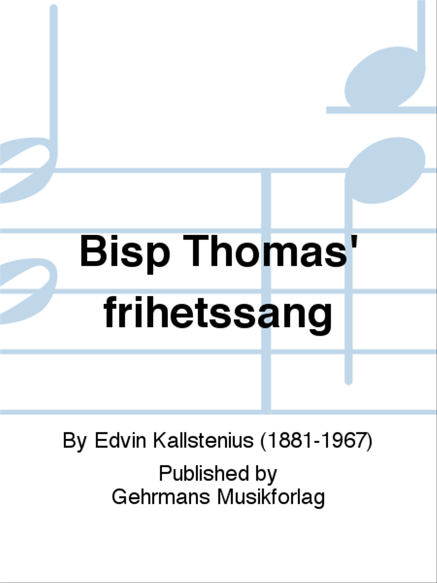 Bisp Thomas' frihetssang Voice Solo scores gallery preview page 1