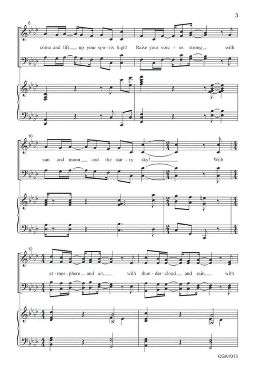 Sing a Festive Song! - Choral Score image number null