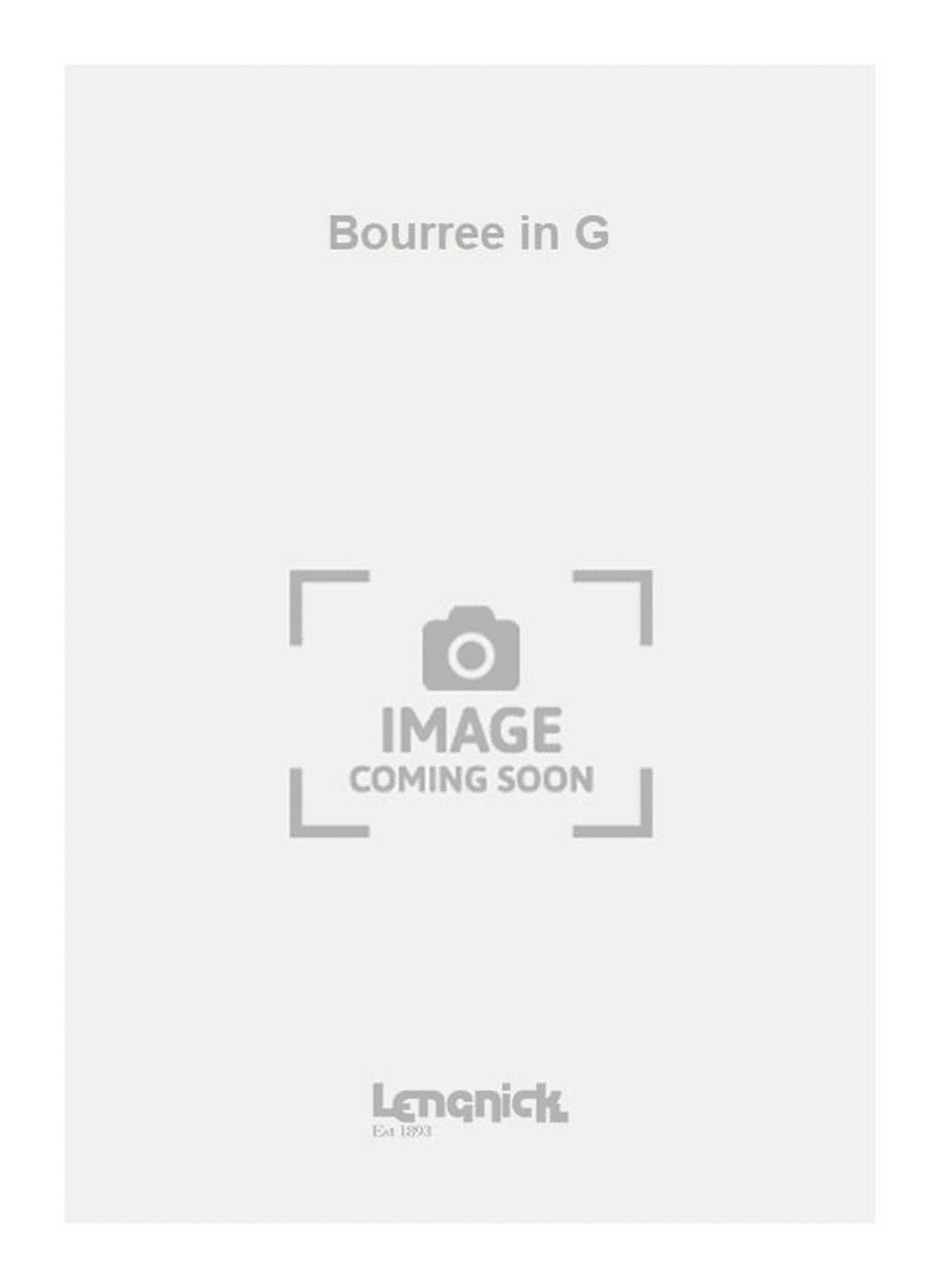 Bourree in G Piano Accompaniment scores gallery preview page 1