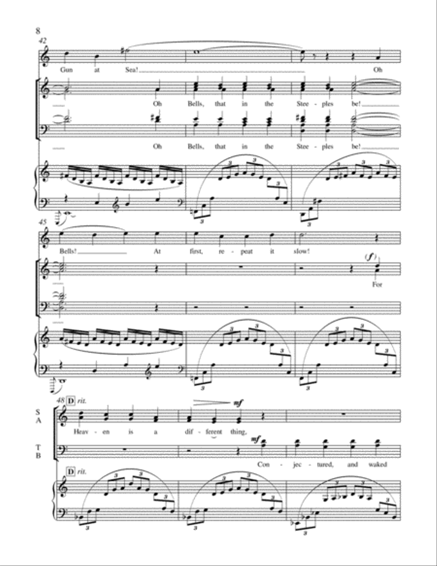 A Heart in Hiding: 6. A Jewel, A Joy! 4-Part scores gallery preview page 14