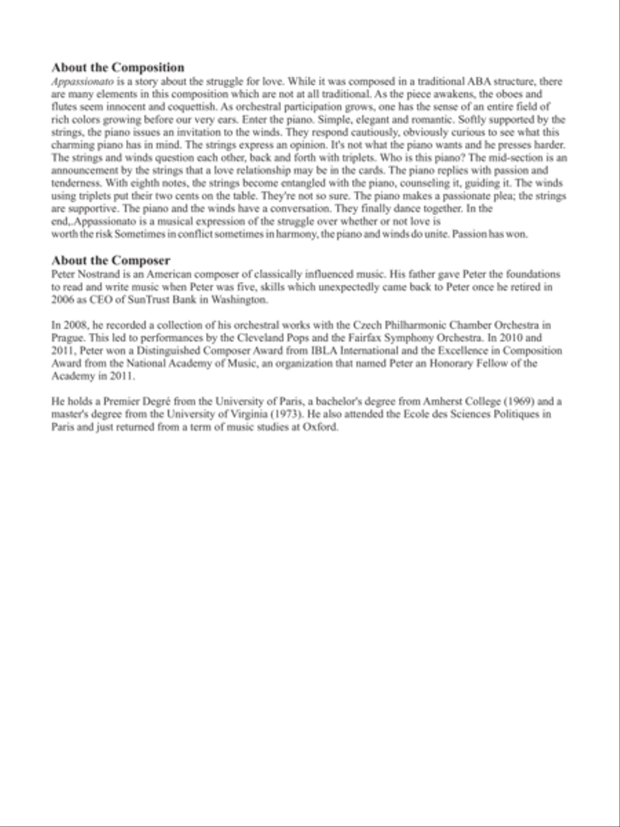 Appassionato Chamber Orchestra scores gallery preview page 2