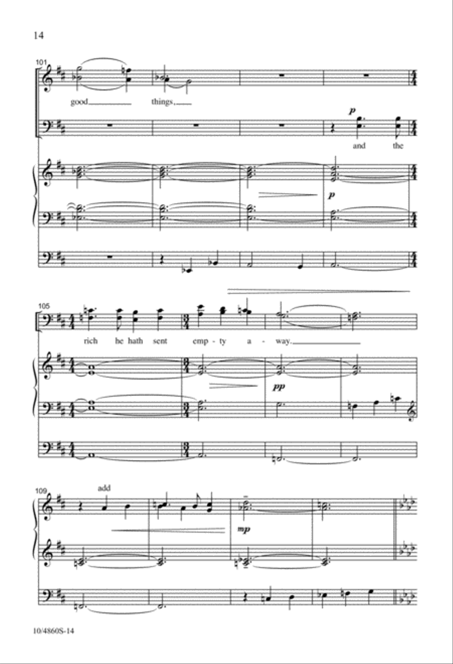 Magnificat and Nunc Dimittis (