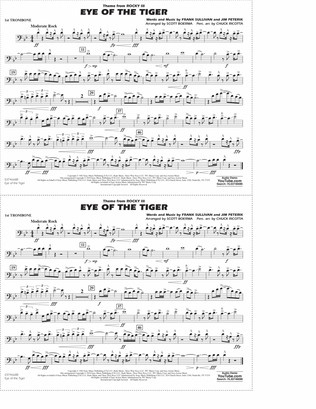 Eye Of The Tiger (arr. Scott Boerma) - 1st Trombone