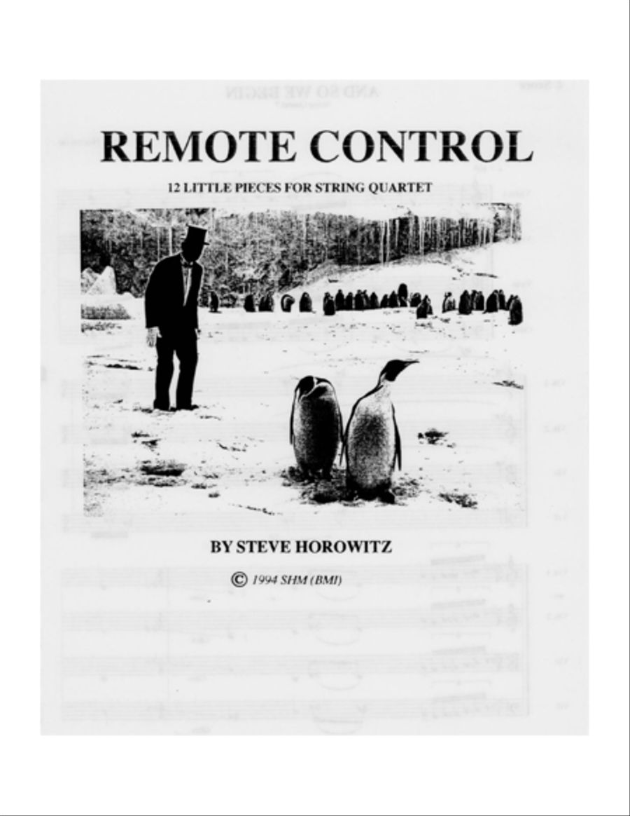 String Quartet #1-Remote Control String Quartet scores gallery preview page 2