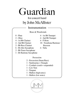 Guardian - for concert band