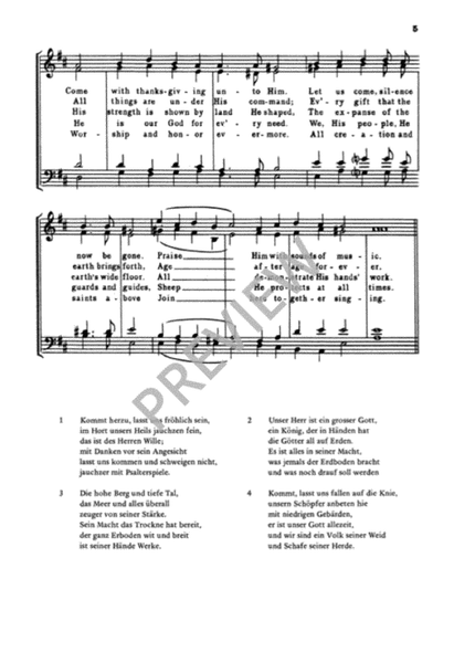 Five Psalms of Praise and the Responsorium from the "Becker Psalter"
