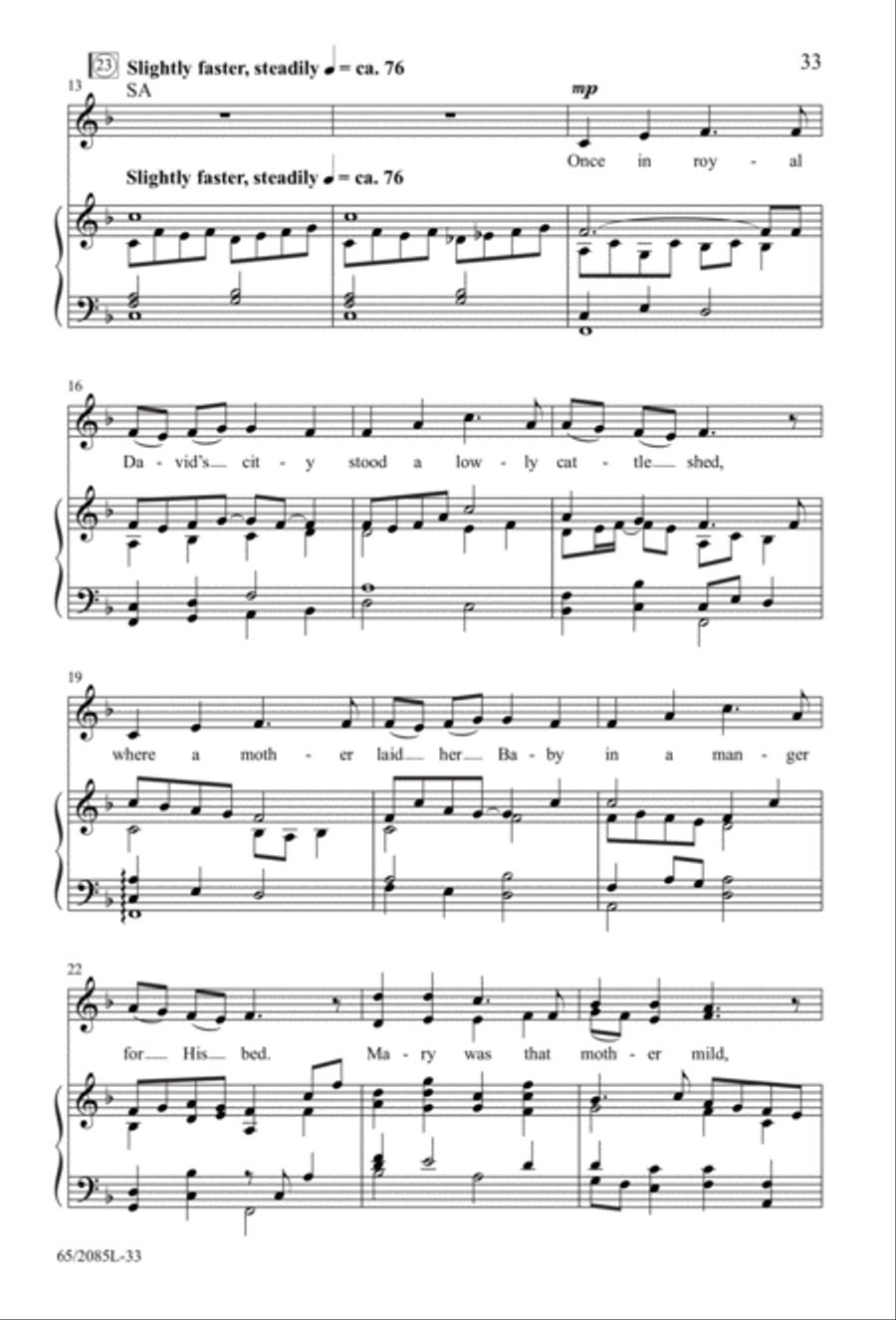 Sing Joy to All the World! 3-Part scores gallery preview page 10