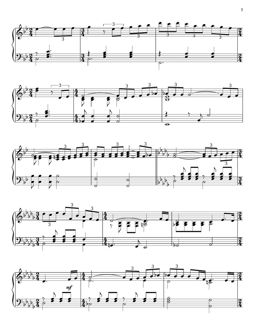 In My Life In My Life Piano Solo scores gallery preview page 3