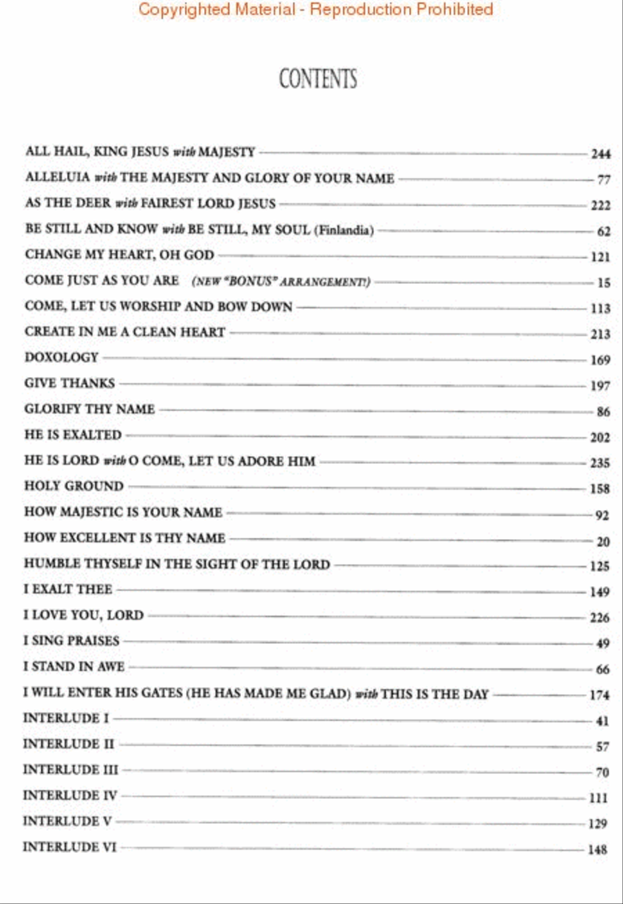 Lord, Be Glorified - Keepsake Edition Piano Solo scores gallery preview page 2