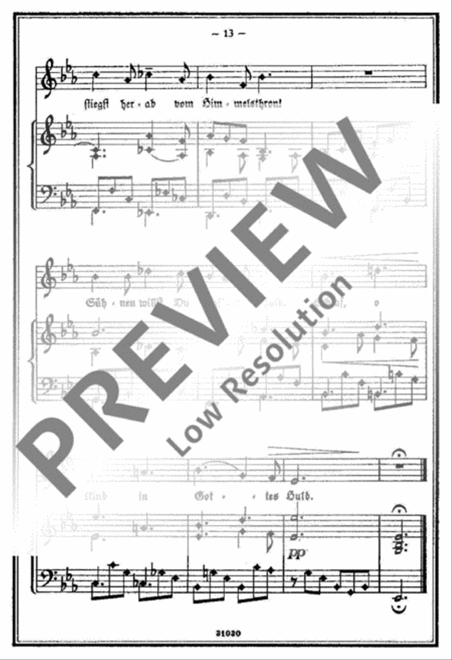 4 Gesänge Voice Solo scores gallery preview page 14