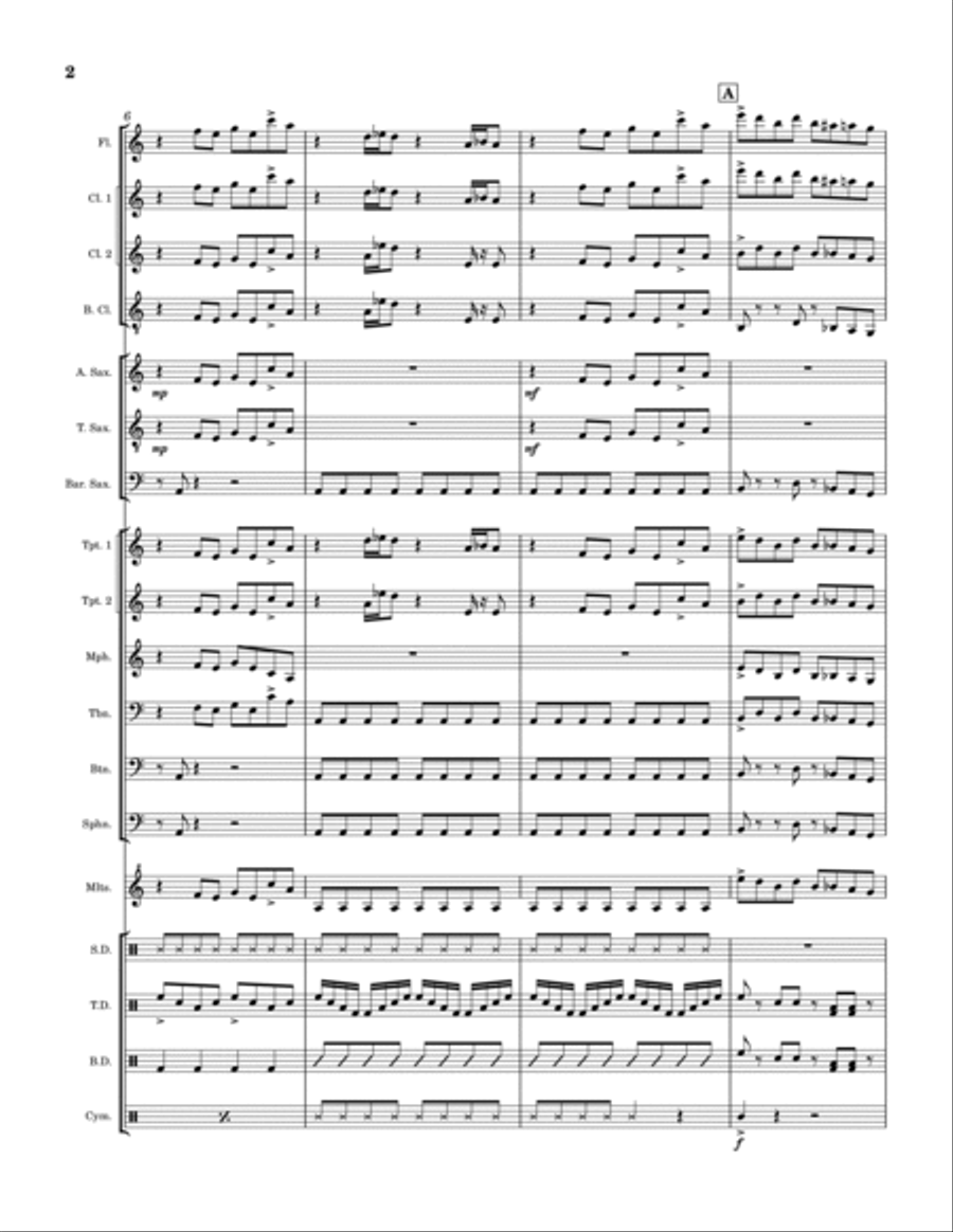 Seek & Destroy Marching Band scores gallery preview page 2
