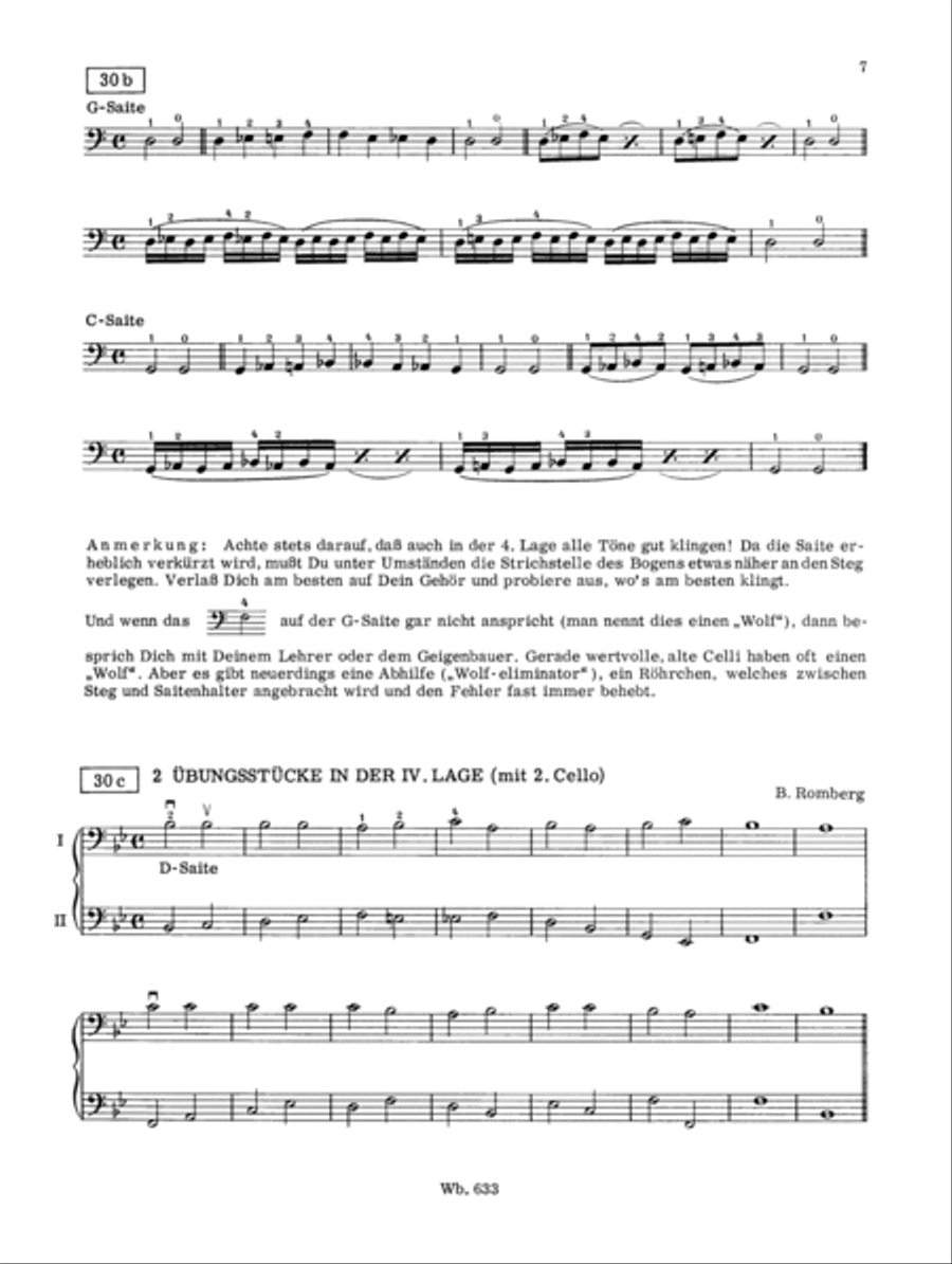 Praktischer Lehrgang für das Violoncellospiel Cello Solo scores gallery preview page 3