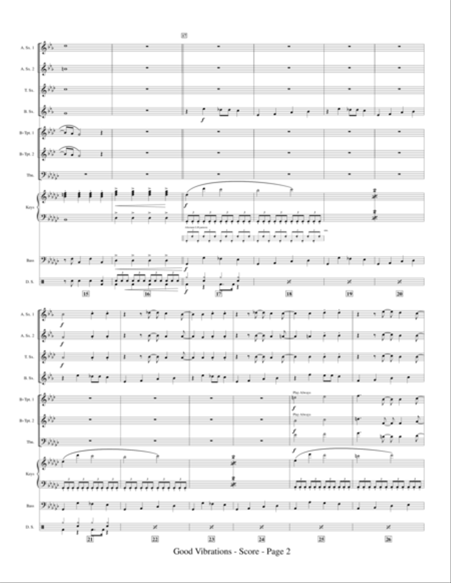 Good Vibrations Large Ensemble scores gallery preview page 4