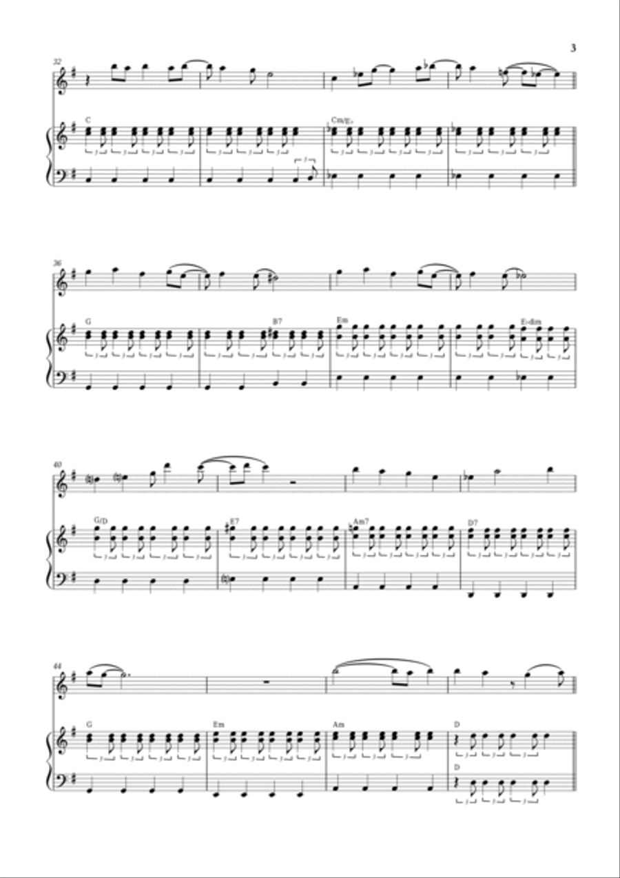 All I Want For Christmas Is You Violin Solo scores gallery preview page 3